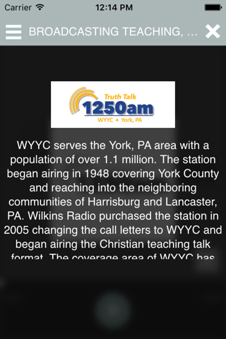 WYYC AM 1250 Radio screenshot 3