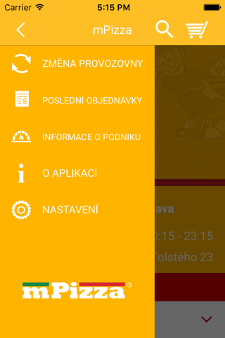 Peťanova pizza screenshot 2