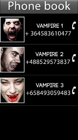 Game screenshot Fake Call Vampire Prank apk