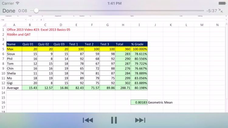 Excel Tutorial HD Pro: Learning Microsoft Excel For Video Tutorials | Training Course for Microsoft Excel Pro