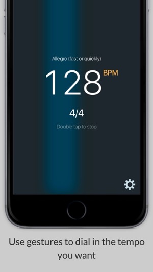 Taptronome - modern gesture based metron