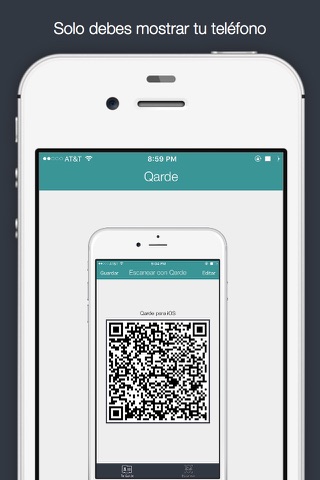 Qarde - Share Contact Info with a QR Code screenshot 4