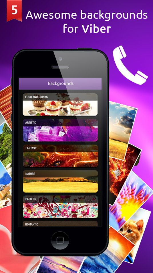 Wallpapers and Backgrounds for Viber & WhatsApp - 1.0 - (iOS)