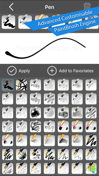 Screenshot #3 pour MyBrushes Pro - Sketch, Paint and Draw