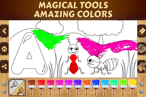 Animal Alphabet Coloring Book screenshot 4