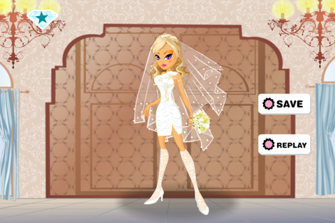 Glamour Bride Dress Up screenshot 2