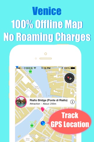 Venice travel guide with offline map and Italia metro transit by BeetleTrip screenshot 4