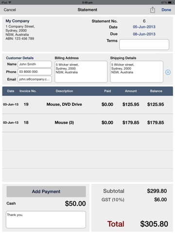 Invoice Professional screenshot 3