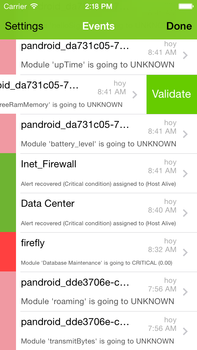 How to cancel & delete Event Viewer for Pandora FMS from iphone & ipad 1