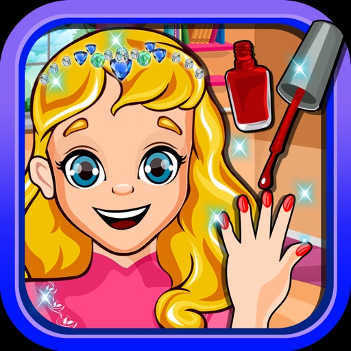 A Princess Hair & Nail Salon - little fashion spa & wedding makeover games for kids