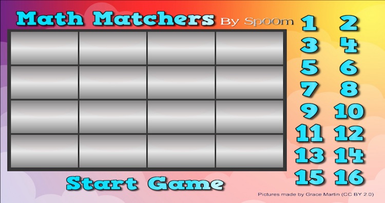 Math Matchers: A Math to Reveal Picture Game