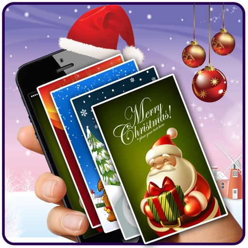 Christmas HD Wallpaper-Retina Background For iOS 7 And Wallpaper With Reflection Effect