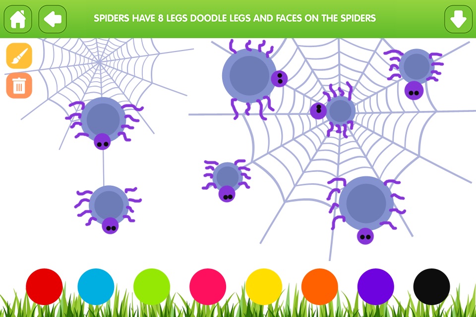 Doodle Fun Bugs Free - Preschool Coloring and Drawing Game for Kids screenshot 4