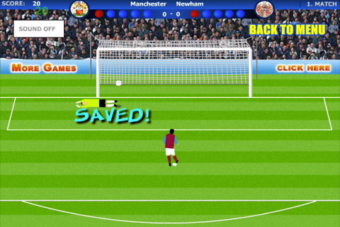 Penalty League Soccer Heads - KaiserGames™ free fun multiplayer football goal keeper ball game for champions and team manager screenshot 4