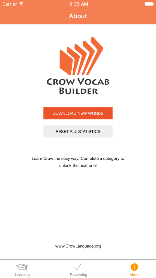 #1. Crow Vocab Builder (iOS) 由: The Language Conservancy, Inc.