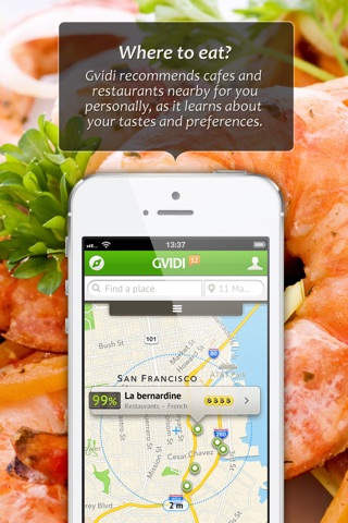 Gvidi, your personal guide to the best restaurants, cafes and bars in the city screenshot 2