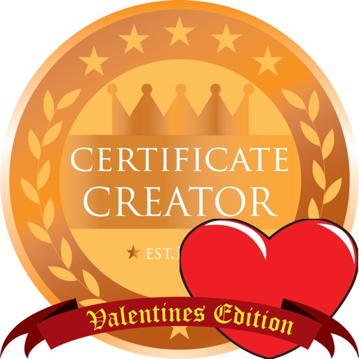 Valentines Certificates icon