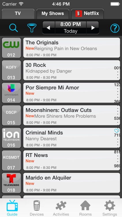 NextGuide Remote with Free TV Guide, Netflix Queue Management and Roku Wifi Control