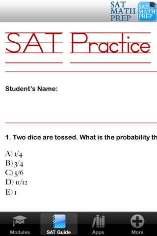 SAT Math Tutor FREE - Algebra, Geometry & Trig-onometry Entrance Exam Prep screenshot 4