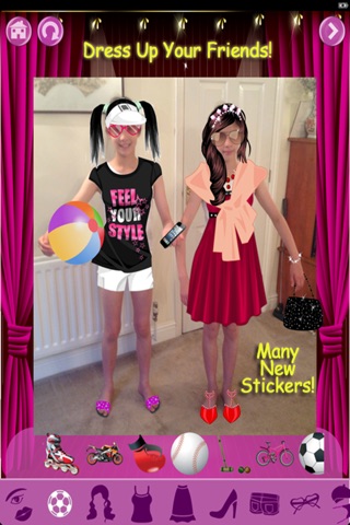 Action Girl Dress Up: Glitz, Sports & Party Fashion Style Fun Lite screenshot 3