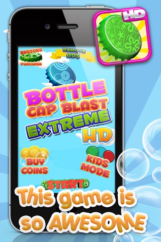 Bottle Cap Blast Extreme HD - A Fun Jumping Edition FREE Game! screenshot 2