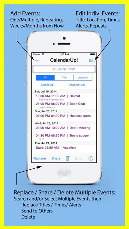 Calendar Upgrade - Makes scheduling easy