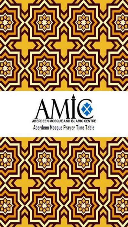 AMIC Aberdeen Mosque Prayer Time Table