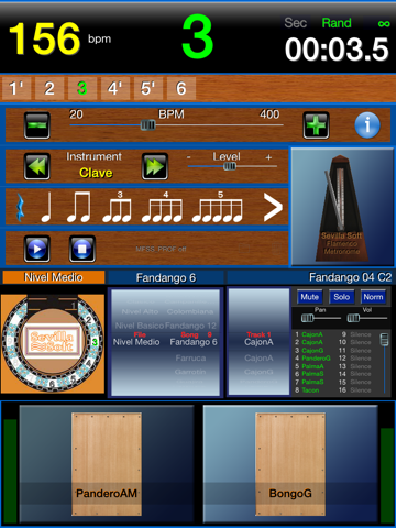 Screenshot #4 pour Métronome Flamenco Sevilla Soft