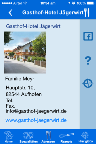 Spezialitätenland Bayern - Der Reiseführer zu bayerischem Essen und ausgesuchten Restaurants screenshot 4