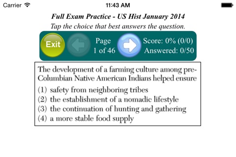 U.S. History Regents screenshot 2