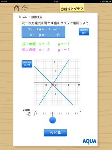 方程式とグラフ さわってうごく数学「AQUAアクア」のおすすめ画像4