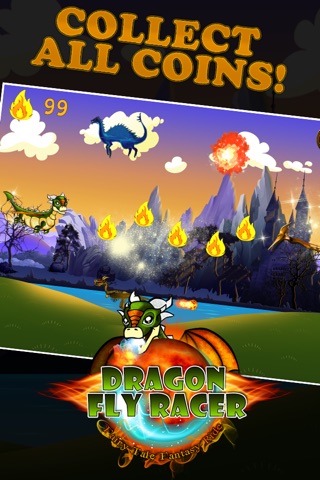Baby Dragon Fly Racer - Fairy Tail Fantasy Racing Game screenshot 4