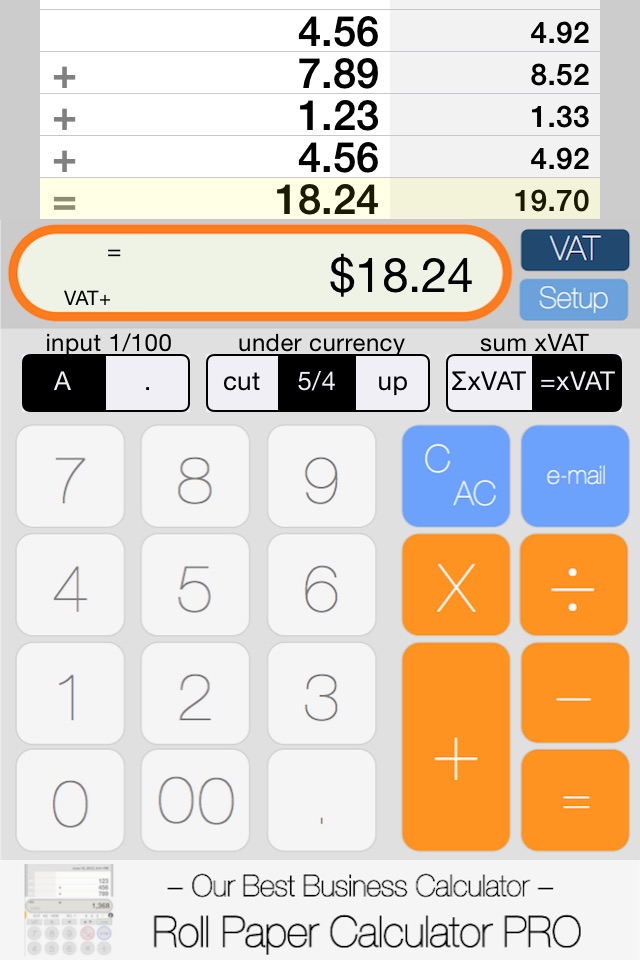Calculator for VAT Lite screenshot 2