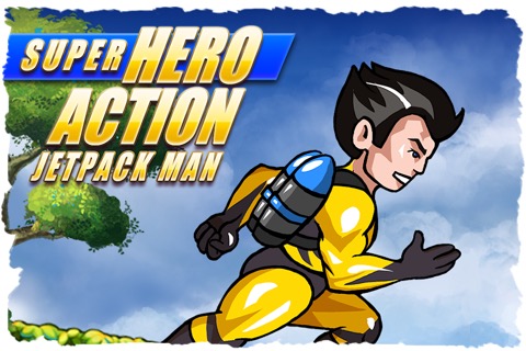 スーパーヒーローアクションJetpackのマン - ベスト超楽しいメガアドベンチャーレースゲーム (Super Hero Action JetPack Man - Best Super Fun Mega Adventure Race Game)のおすすめ画像1