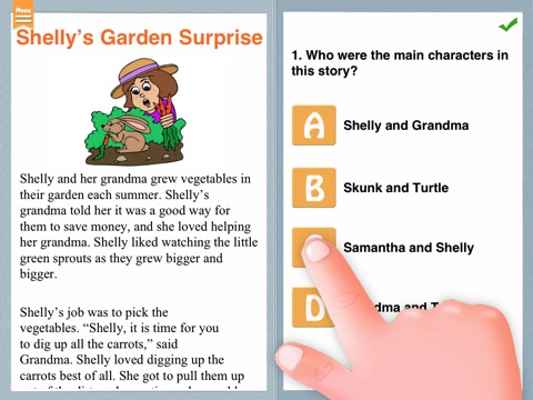 Grade 1 Reading Comprehension screenshot 3