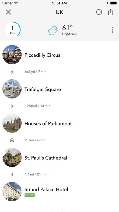 UK & Ireland Trip Planner, Travel Guide & Offline City Map Screenshot