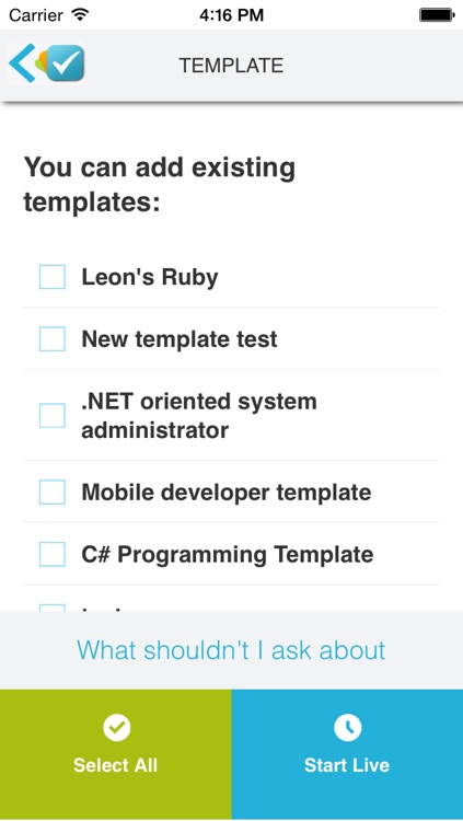 Interview Package screenshot-3