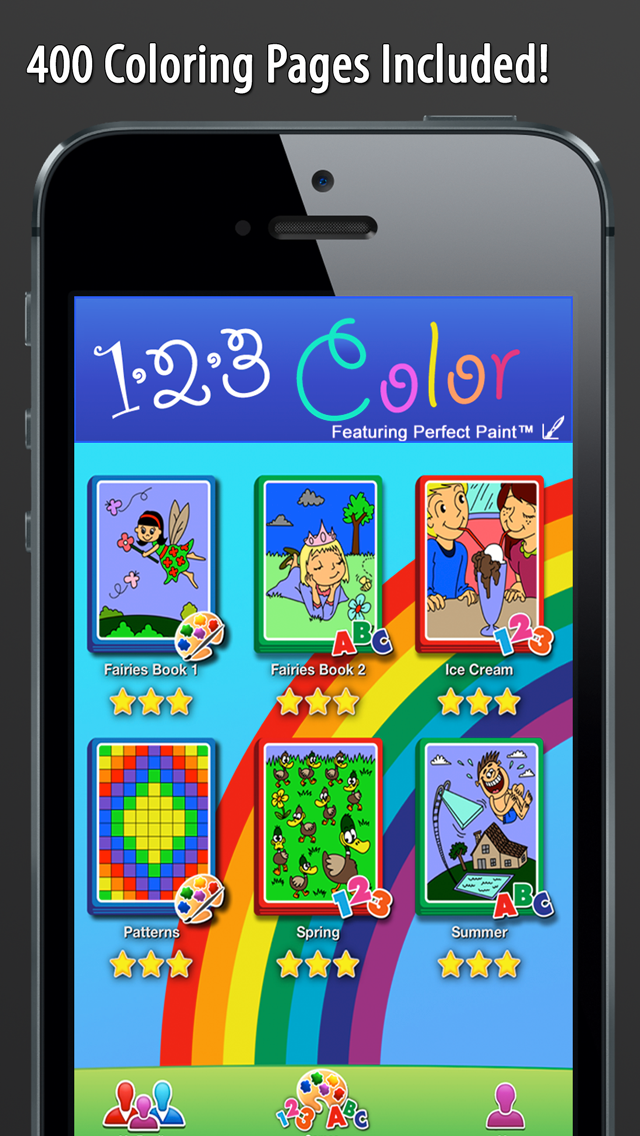123 Color HD: Talking Coloring Book (Words Spoken In English, Spanish, French and German) Screenshot
