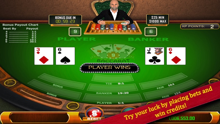 Baccarat - Casino Style screenshot-3
