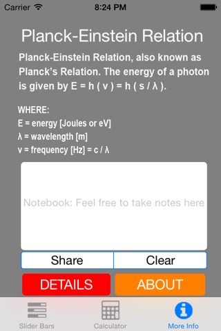 Visualizing Planck Einstein Wavelength Equation screenshot 3