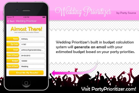 Wedding Prioritizer screenshot 3