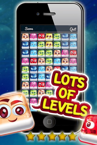 Jelly Crush Fruit Blitz - Enjoy Cool Match 3 Mania Puzzle Game For Kids HD FREE screenshot 3