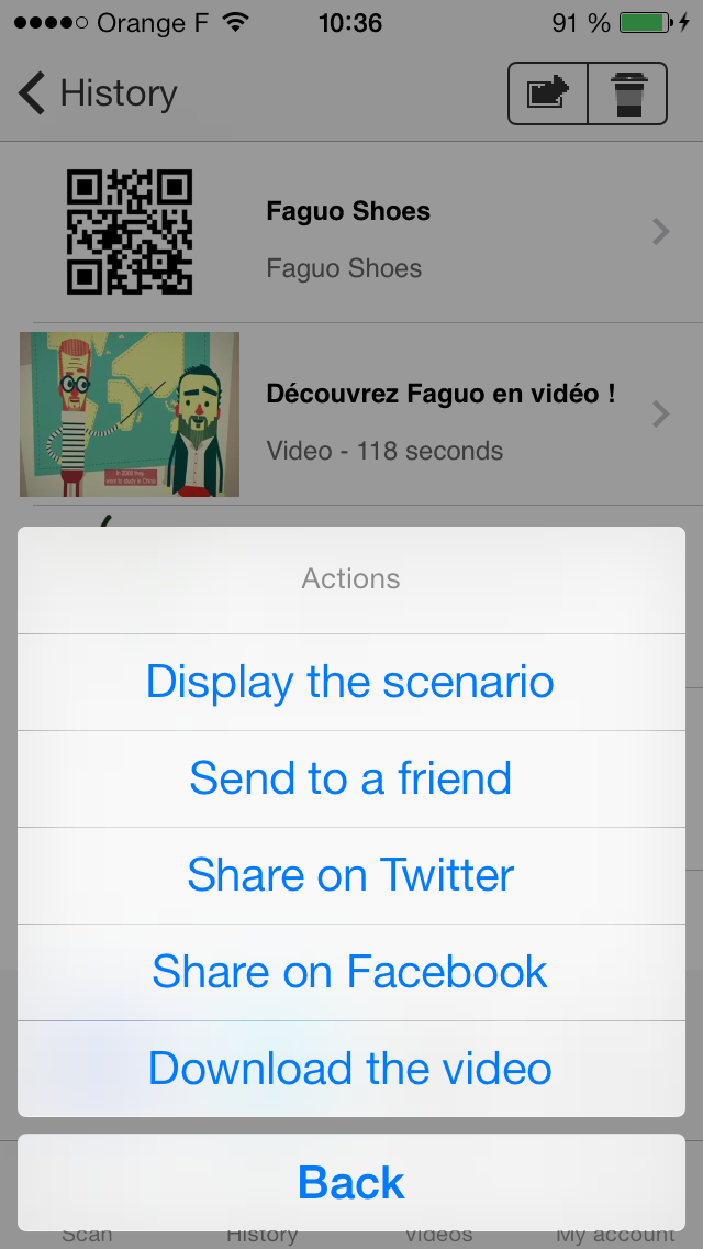 bookBeo – QR Codes reader Screenshot
