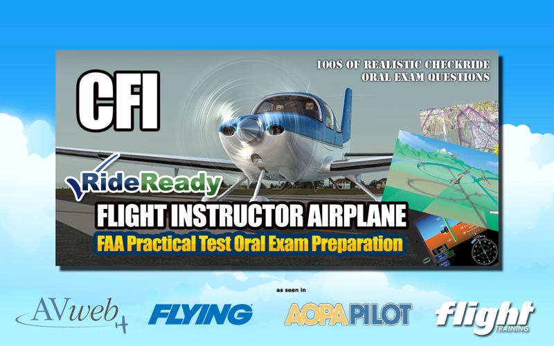 Screenshot #1 pour FAA CFI Airplane Oral Prep