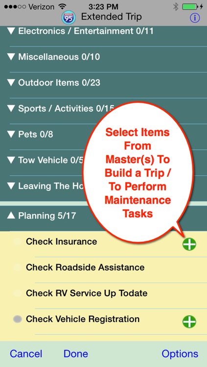 RV Checklist