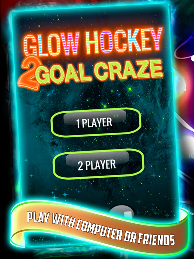 Glow Hockey - 2 Goal Craze(圖1)-速報App