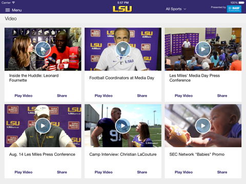 Screenshot #6 pour LSUsports Mobile Plus for iPad 2015