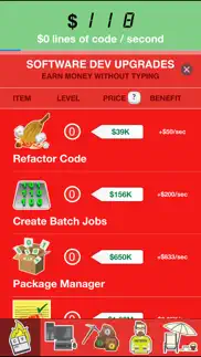 codeforcash - software developer coding simulator game iphone screenshot 2