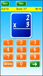 math flash cards ! ! * iphone screenshot 1