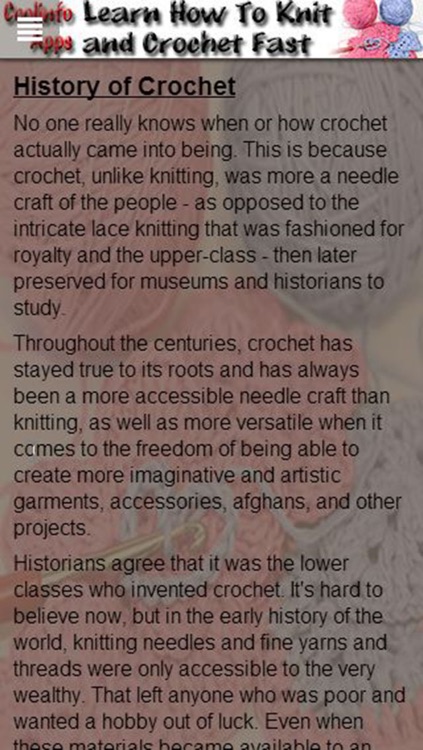 Knit and Crochet: Learn How To Knit and Crochet Fast! screenshot-4